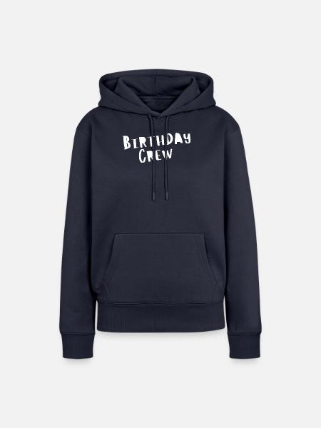 Birthday Crew - Frauen Premium Bio Hoodie - Navy