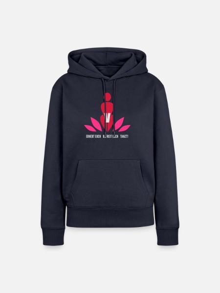 One Billion Rising - Logo - Frauen Premium Bio Hoodie - Navy
