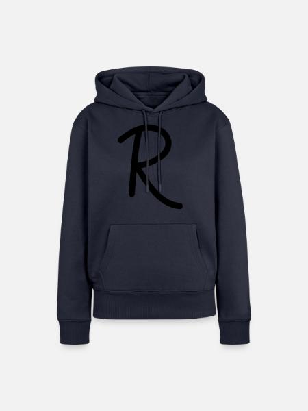 R - Frauen Premium Bio Hoodie - Navy