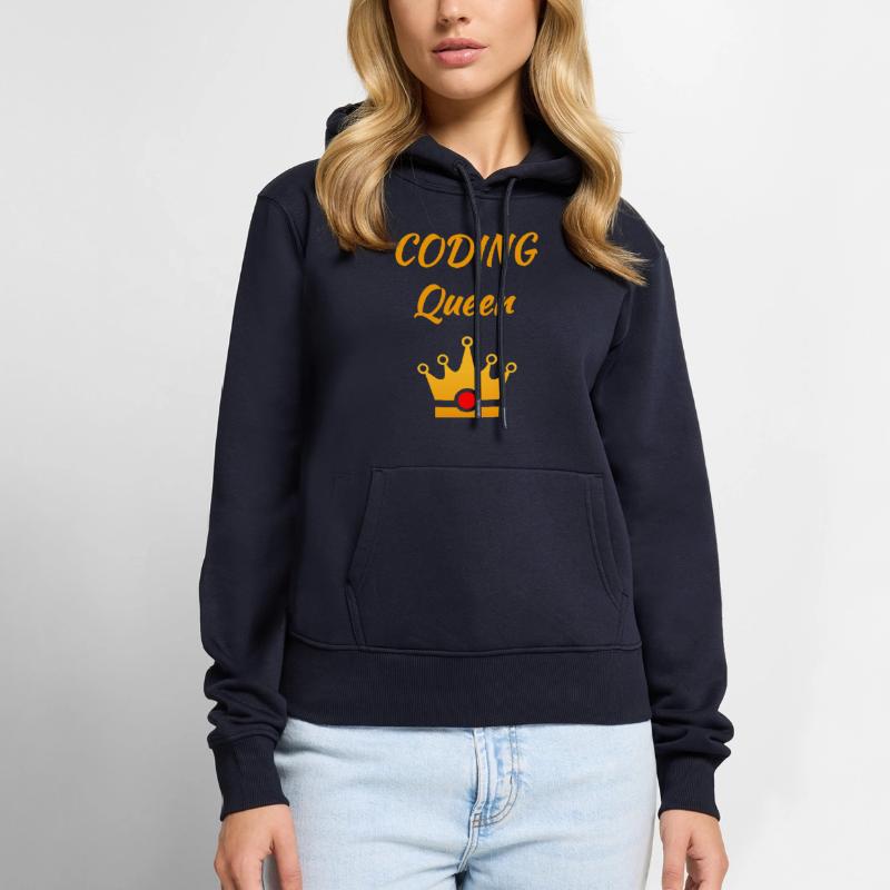 Coding Queen Queen Programmer Mrs. Software Women’s Premium Organic Hoodie