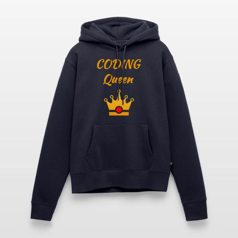Coding Queen Queen Programmer Mrs. Software Women’s Premium Organic Hoodie