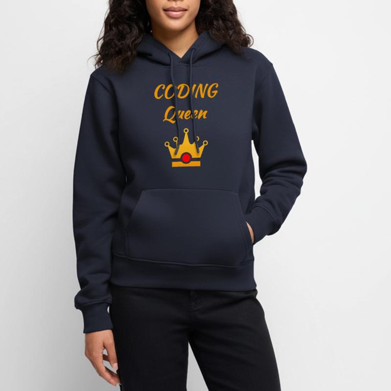 Coding Queen Queen Programmer Mrs. Software Women’s Premium Organic Hoodie