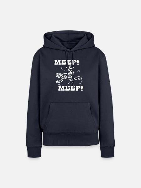 Meep Meep - Frauen Premium Bio Hoodie - Navy
