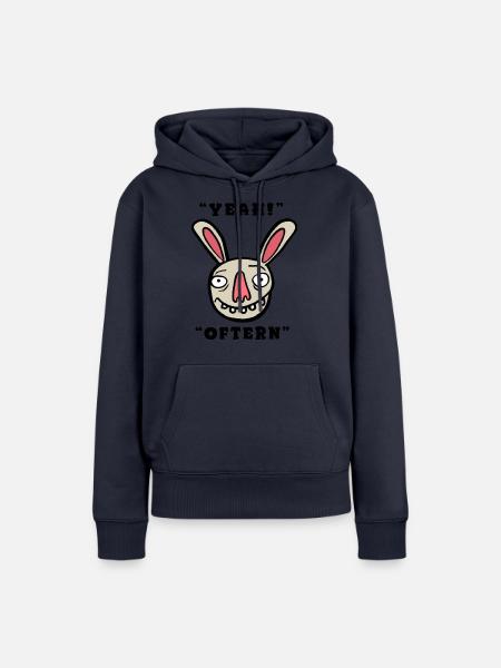 Yeah - Oftern - Frauen Premium Bio Hoodie - Navy