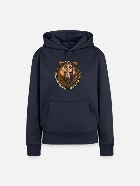Ralph von Jon Ball - Frauen Premium Bio Hoodie - Navy