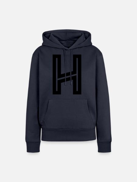H - Frauen Premium Bio Hoodie - Navy