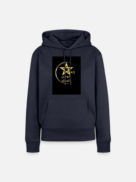 Währung von Marokko - Frauen Premium Bio Hoodie - Navy