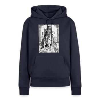 Der Tod auf einem Pferd - Frauen Premium Bio Hoodie - Navy - Vorne - Julia (174cm)