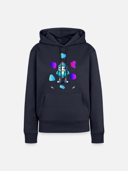 Colour expressions - Frauen Premium Bio Hoodie - Navy
