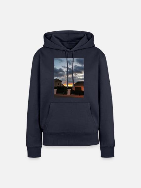 DÄMMERUNG - Frauen Premium Bio Hoodie - Navy