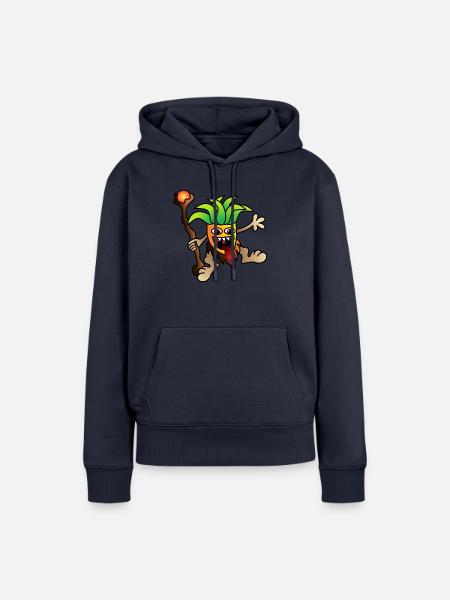 Shamane - Frauen Premium Bio Hoodie - Navy