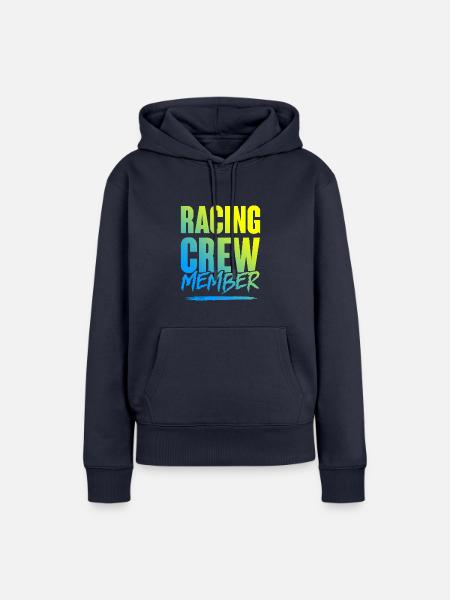Racing Crew - Frauen Premium Bio Hoodie - Navy