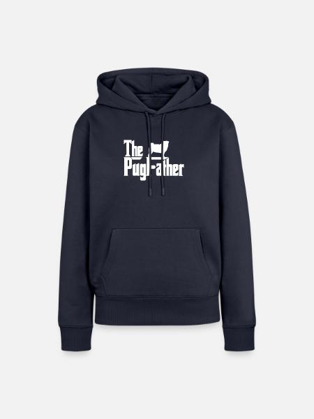 Das Mops-lustige Mops-Hundebesitzer-Mops-Vater-Geschenk - Frauen Premium Bio Hoodie - Navy