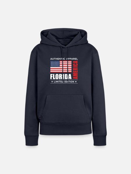 Florida - Frauen Premium Bio Hoodie - Navy