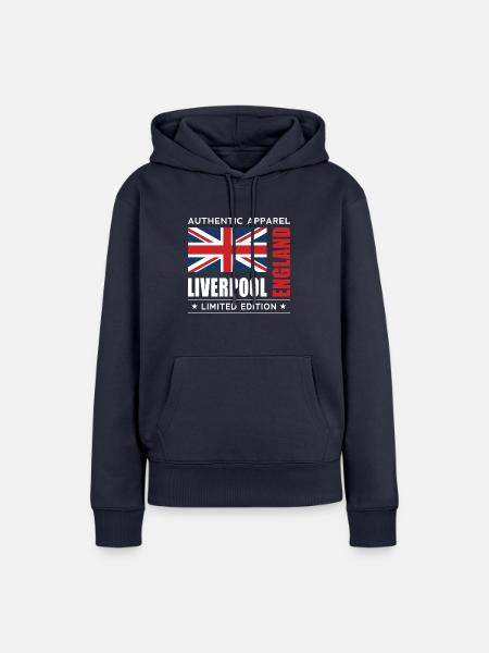 Liverpool - Frauen Premium Bio Hoodie - Navy