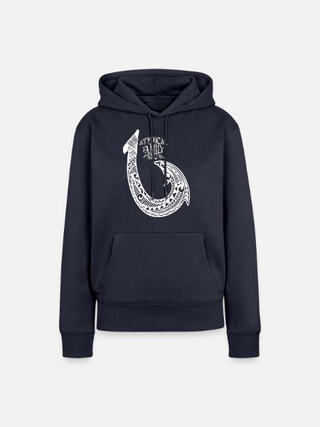 A.F.T. Haken - Frauen Premium Bio Hoodie - Navy