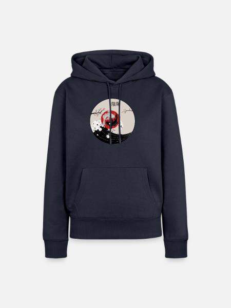 Yin und Yang - Frauen Premium Bio Hoodie - Navy