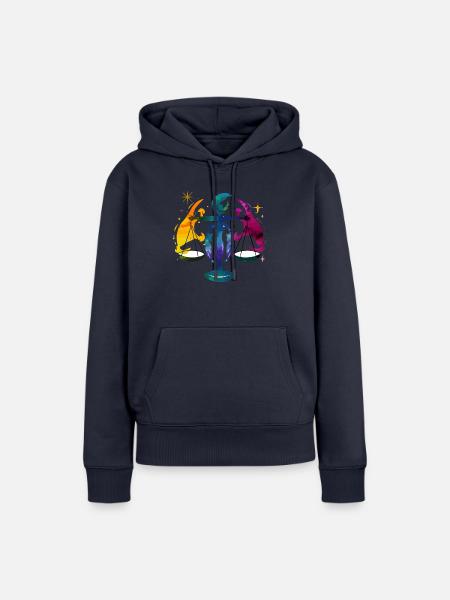 Die Astro-Skala - Frauen Premium Bio Hoodie - Navy