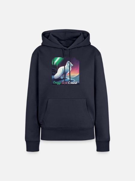Crazy Polarfuchs - Frauen Premium Bio Hoodie - Navy