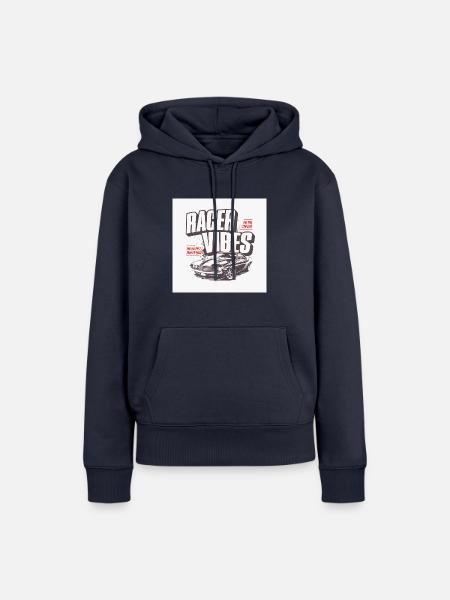 Racer Vibes - Frauen Premium Bio Hoodie - Navy