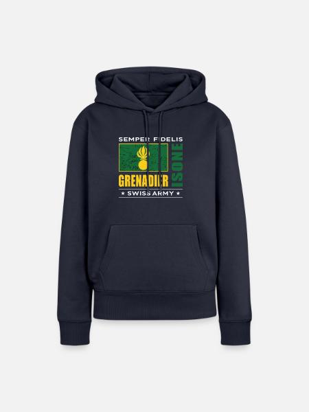 Grenadier - Frauen Premium Bio Hoodie - Navy