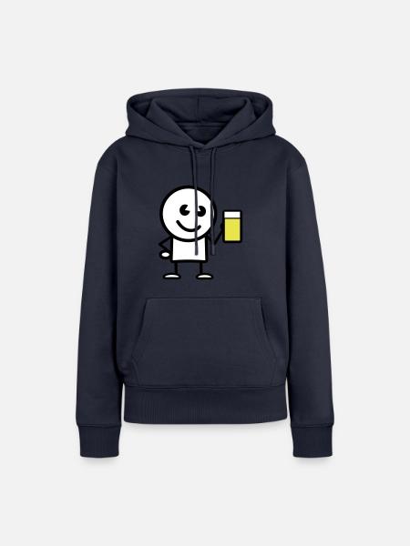 drink - Frauen Premium Bio Hoodie - Navy