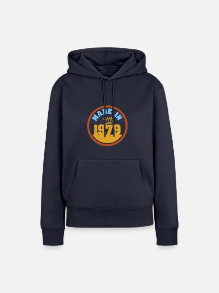 Made in 1979 - Frauen Premium Bio Hoodie - Navy