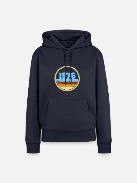 1976 1976 - Frauen Premium Bio Hoodie - Navy
