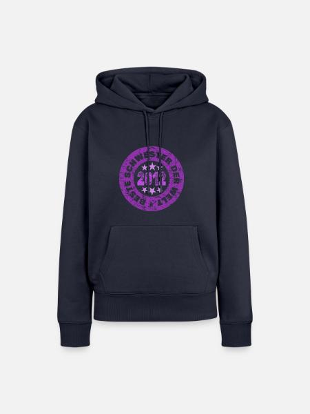 2012 2012 - Frauen Premium Bio Hoodie - Navy