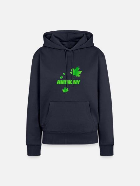 Anthony als Fortwirt - Frauen Premium Bio Hoodie - Navy