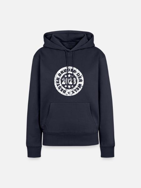 2028 - Frauen Premium Bio Hoodie - Navy