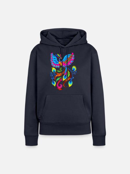 Feuervogel - Frauen Premium Bio Hoodie - Navy