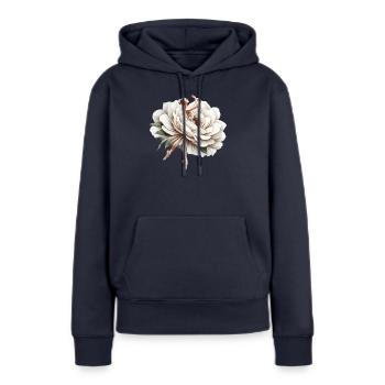 Danseuse de ballet avec tutu - Sweat à capuche Premium bio Femme - bleu marine - Devant - Julia (174cm)