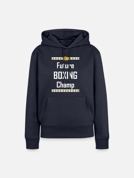 Future Boxing Champ - Frauen Premium Bio Hoodie - Navy