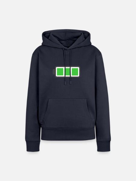 Full Battery - Frauen Premium Bio Hoodie - Navy