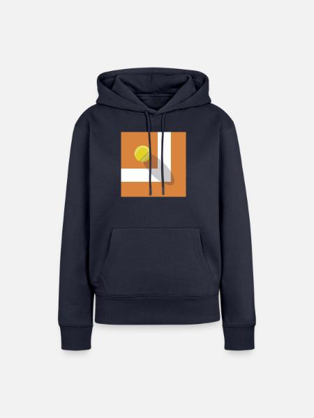 Tennisplatz - Frauen Premium Bio Hoodie - Navy