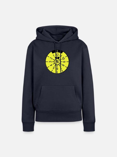 TÜV 1976 - Frauen Premium Bio Hoodie - Navy