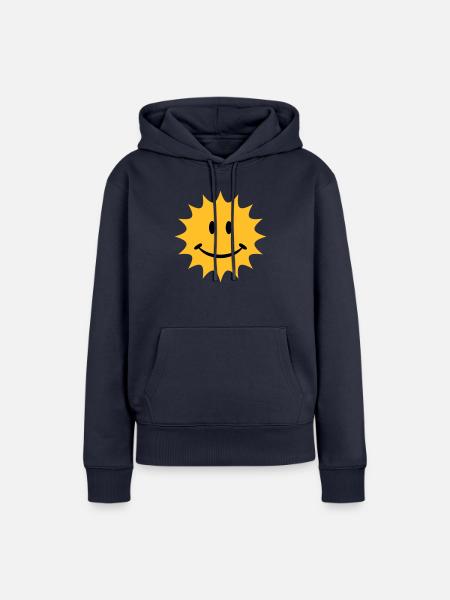 sun - Frauen Premium Bio Hoodie - Navy