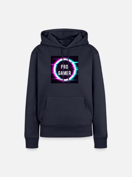 Pro Gamer - Frauen Premium Bio Hoodie - Navy