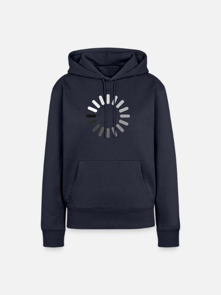 load - Frauen Premium Bio Hoodie - Navy