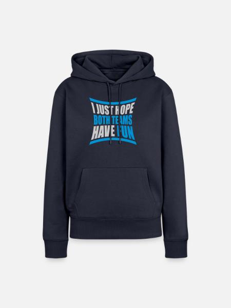 Both Teams Have Fun - Frauen Premium Bio Hoodie - Navy