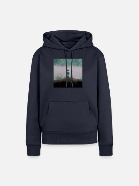 Lonely Voyager 051 - Frauen Premium Bio Hoodie - Navy