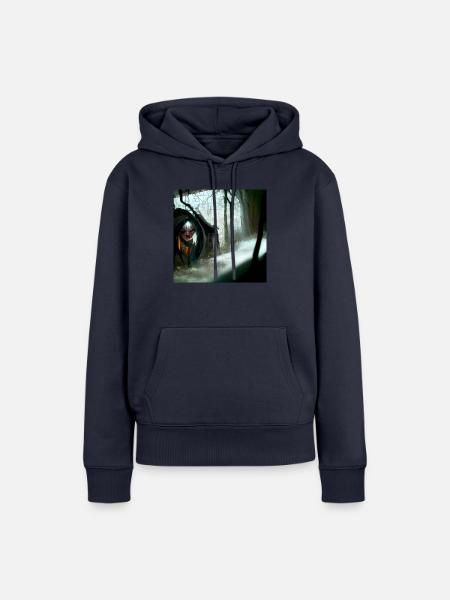 Verloren - Frauen Premium Bio Hoodie - Navy