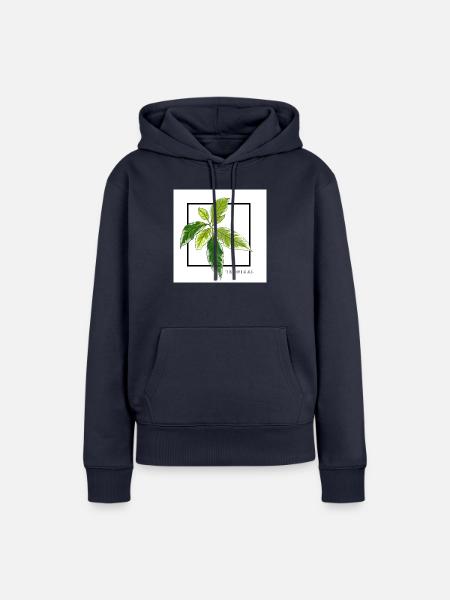 TROPISCH - Frauen Premium Bio Hoodie - Navy
