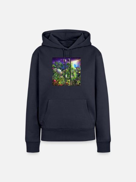 Dreamylife V4 - Frauen Premium Bio Hoodie - Navy