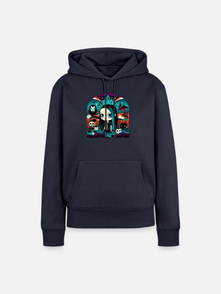 Schreckliche Villa - Frauen Premium Bio Hoodie - Navy
