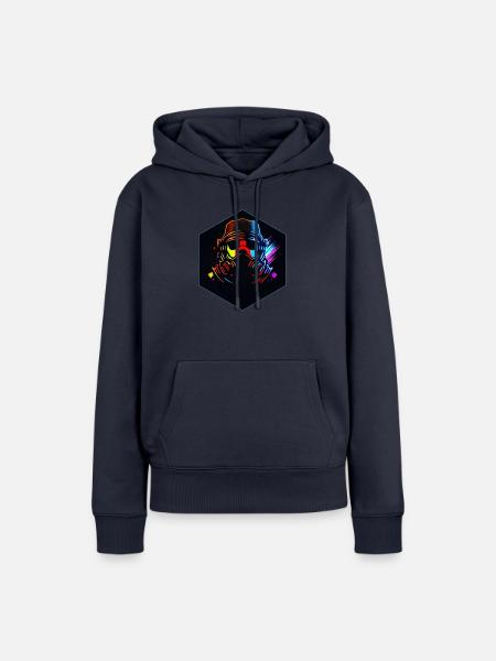 Trooper - Frauen Premium Bio Hoodie - Navy