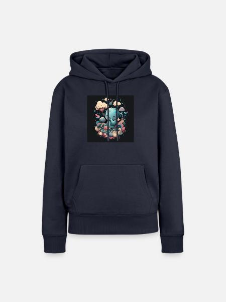 Hirngespinst - Frauen Premium Bio Hoodie - Navy