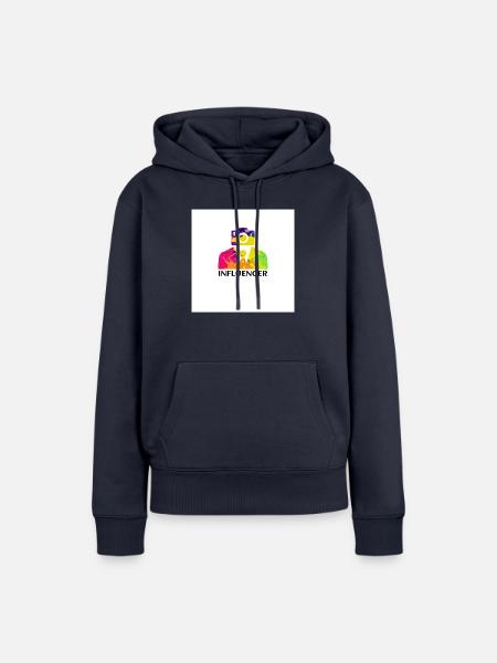 Influencer - Frauen Premium Bio Hoodie - Navy