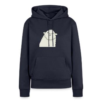Blaaa sheep - Frauen Premium Bio Hoodie - Navy - Vorne - Julia (174cm)